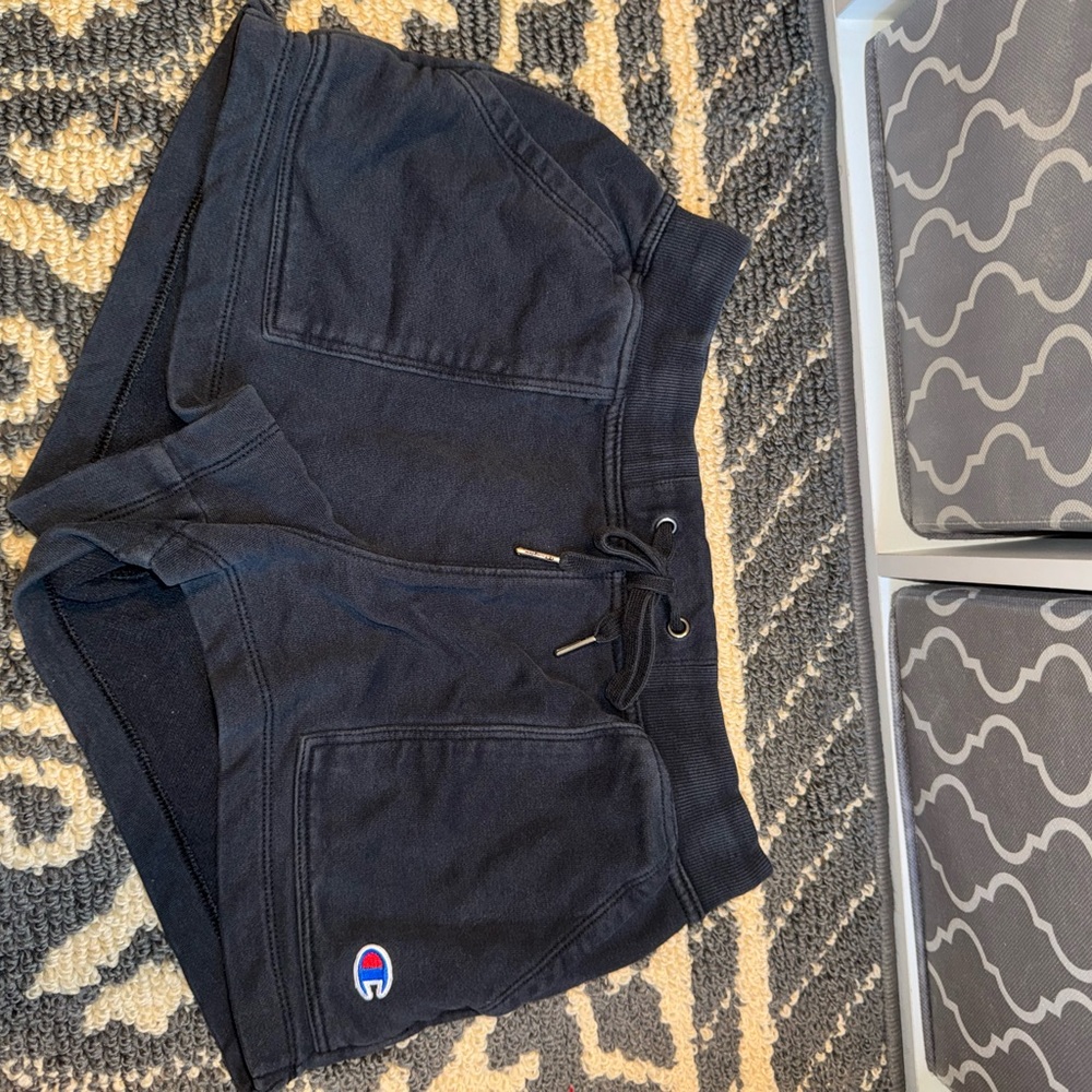 Champion Black Casual Shorts